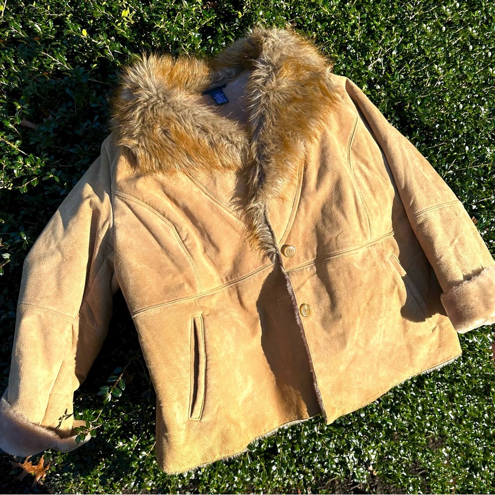 Venezia Jeans Clothing Leather Insulated Jacket Coat